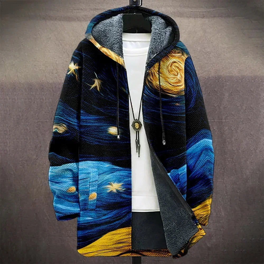 Retroflausch | Fleece-Jacke im Retro-Stil
