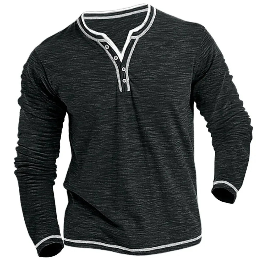V-Linie | Langarmshirt mit V-Ausschnitt