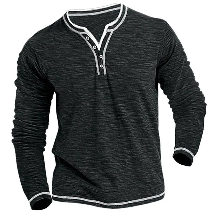 V-Linie | Langarmshirt mit V-Ausschnitt