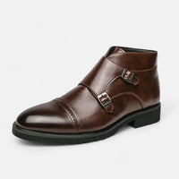 Patriziomonk | Herren Monk Strap Stiefeletten aus Premium-Ecopelle