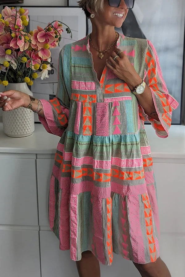 Waynewochenend | Artisan Leinen-Baumwoll-Wochenendkleid