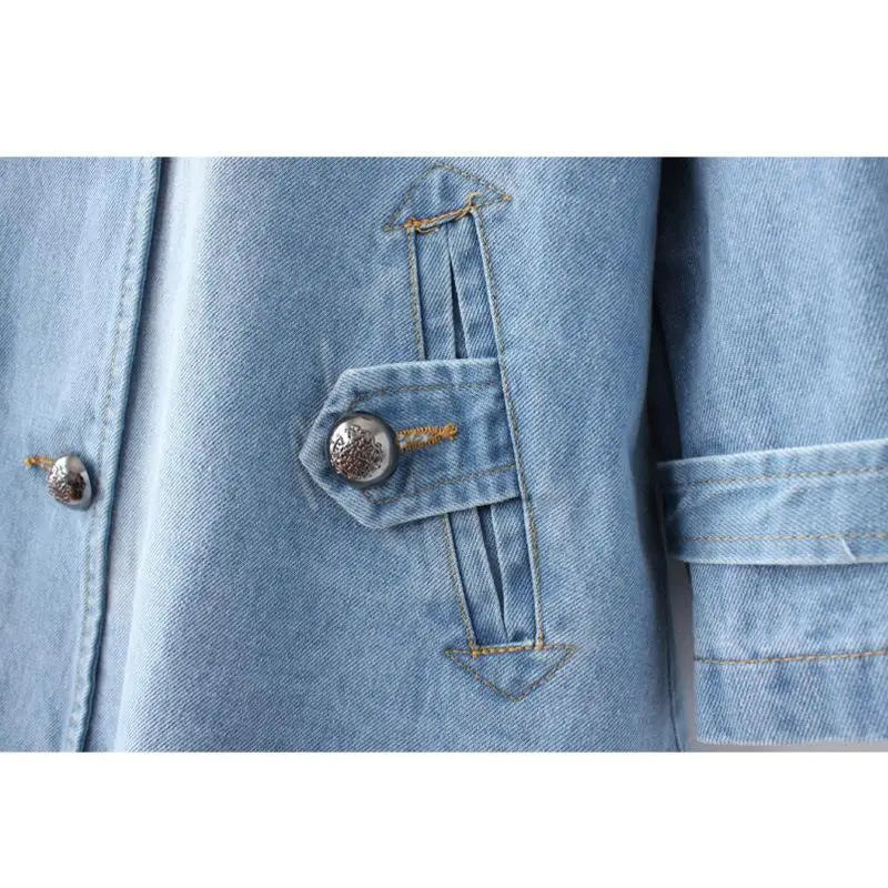 Denimcape | Stylischer Jeans-Cape-Mantel