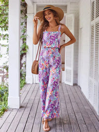 Blütentanz | Weiter Jumpsuit mit Blumenprint