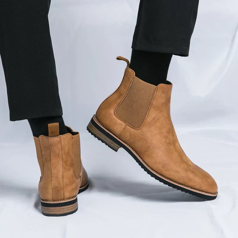 Kaydenstiefel | Chelsea-Stiefel aus Leder
