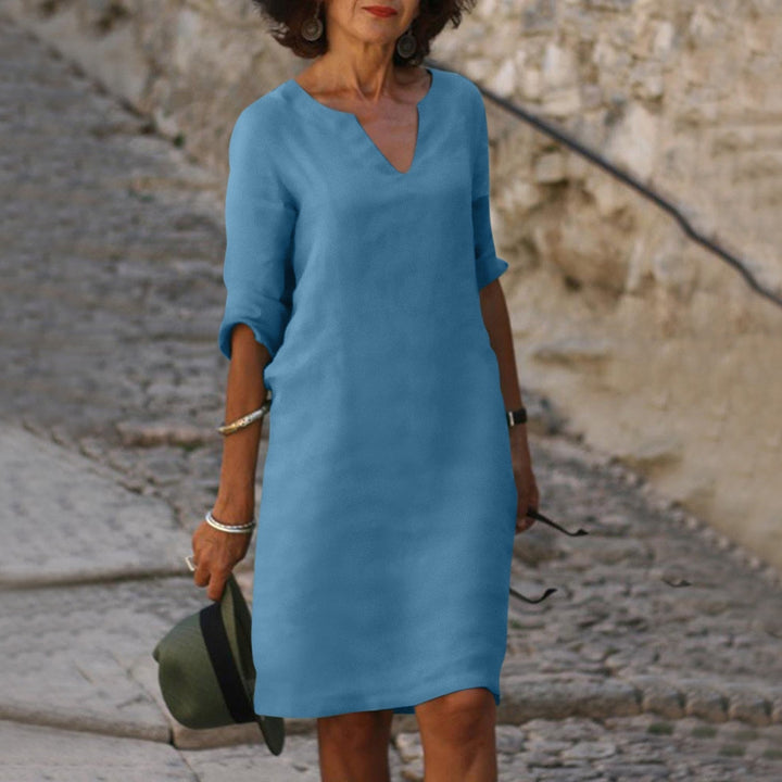 Formvollendet | Elegantes Kleid mit V-Ausschnitt