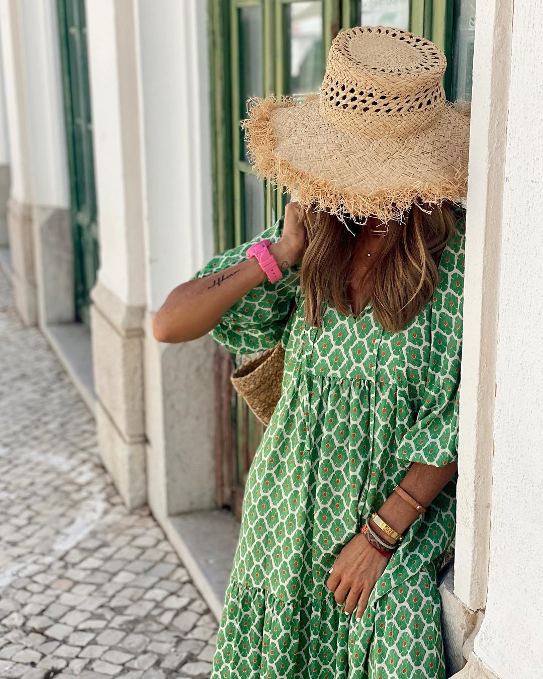 Bohorausch | Bohemian-Kleid mit lebendigem Muster