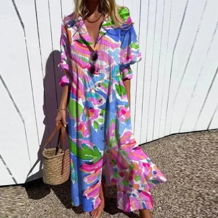 Boho-Wind | Fließendes Strandkleid