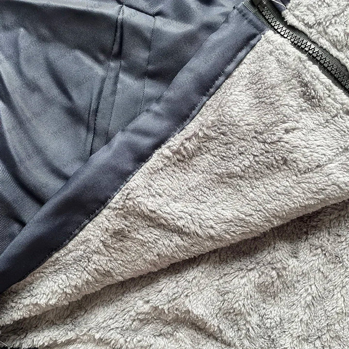 Vintagewärme | Fleece-Jacke im Retro-Look