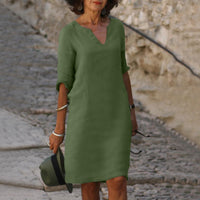 Formvollendet | Elegantes Kleid mit V-Ausschnitt