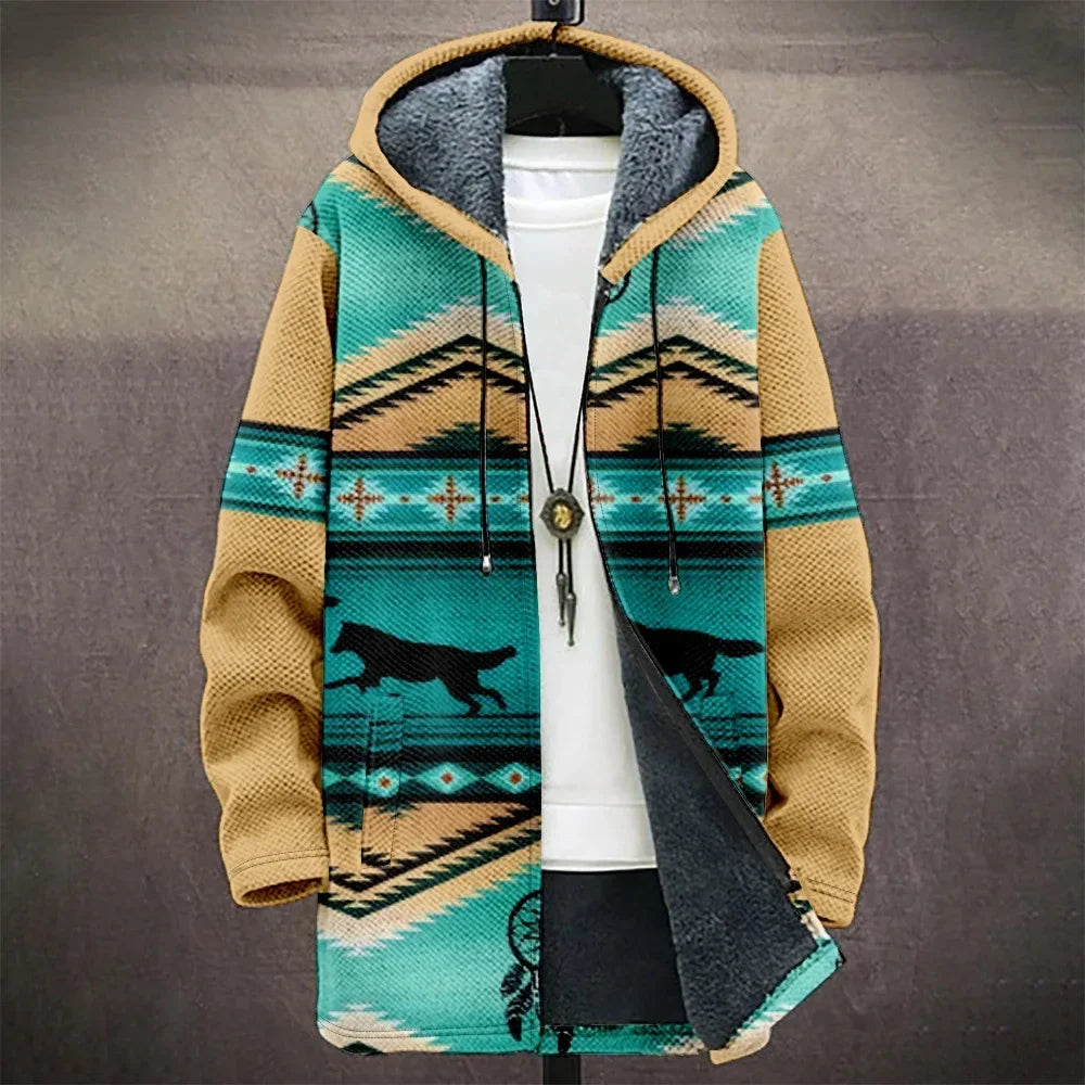 Vintagewärme | Fleece-Jacke im Retro-Look