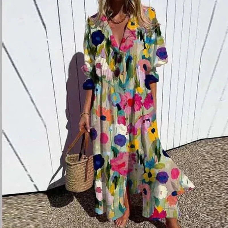Boho-Wind | Fließendes Strandkleid