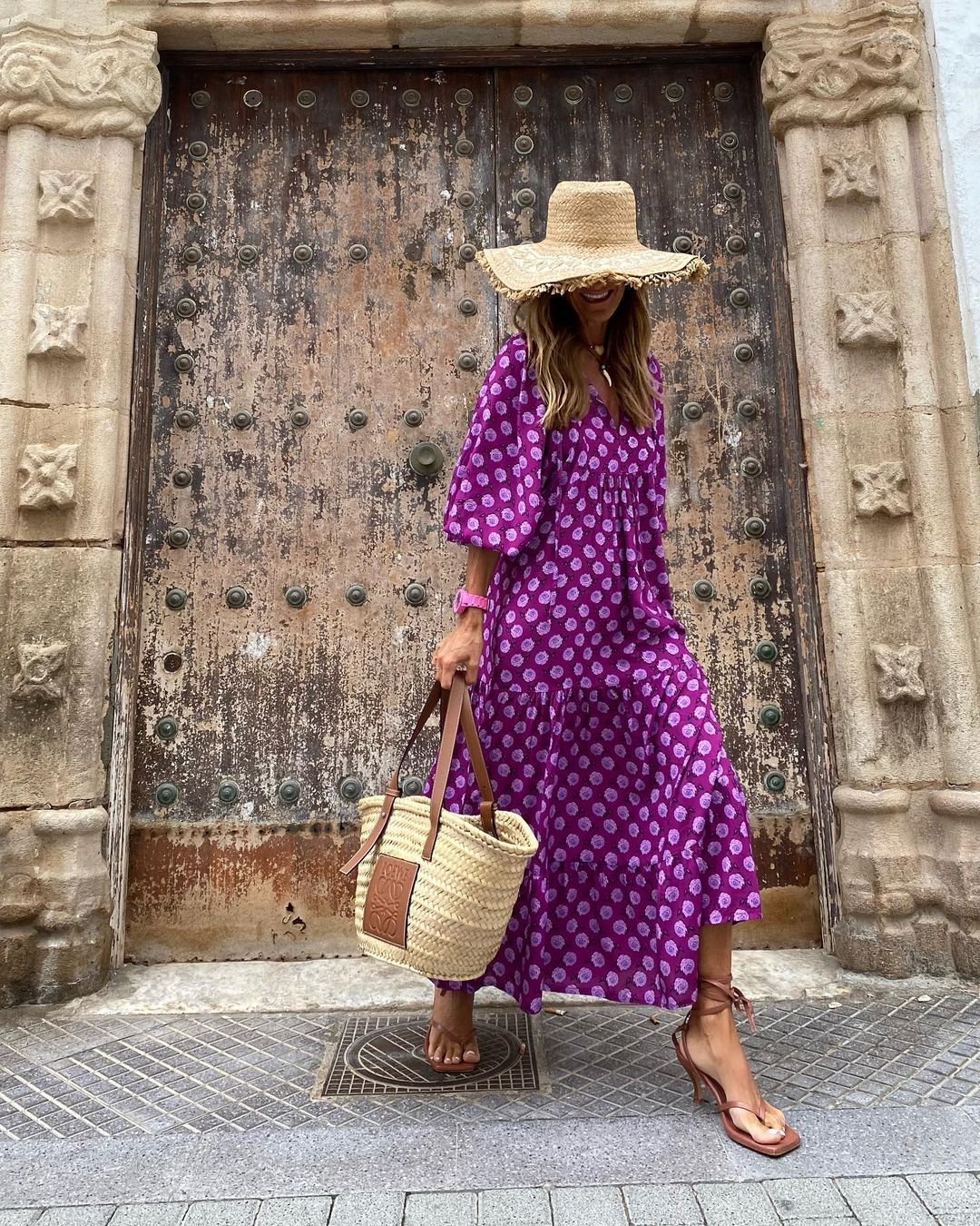 Bohorausch | Bohemian-Kleid mit lebendigem Muster