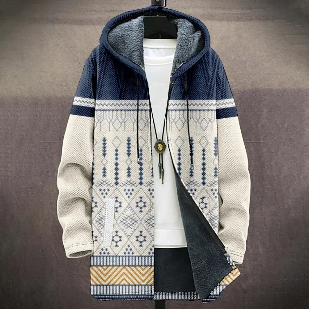 Vintagewärme | Fleece-Jacke im Retro-Look