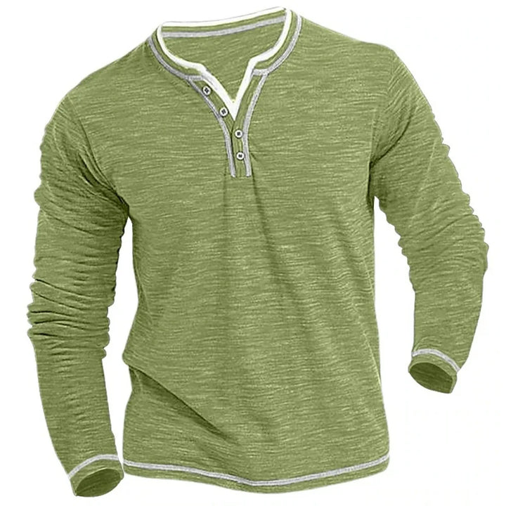 V-Linie | Langarmshirt mit V-Ausschnitt