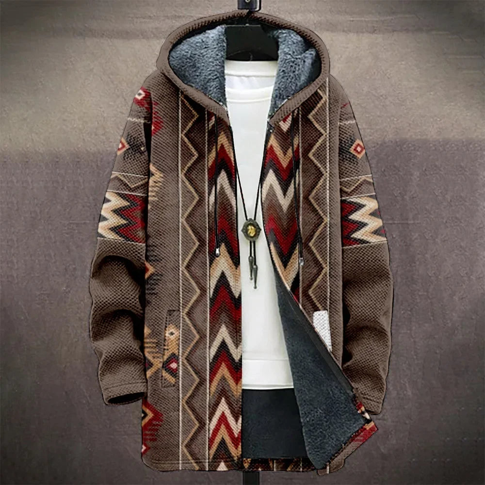 Vintagewärme | Fleece-Jacke im Retro-Look