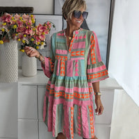 Waynewochenend | Artisan Leinen-Baumwoll-Wochenendkleid