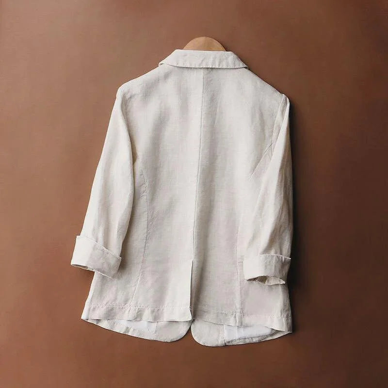 Leinenchic | Eleganter Leinenblazer