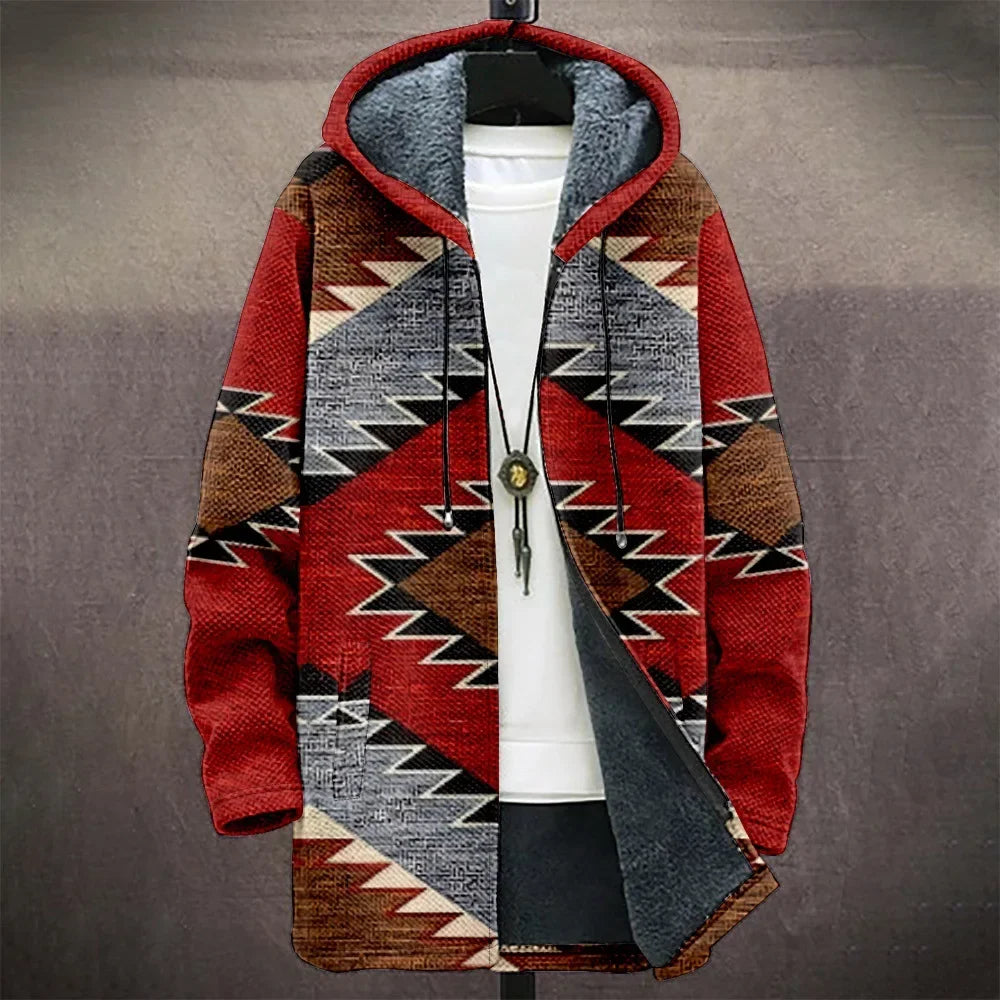 Vintagewärme | Fleece-Jacke im Retro-Look
