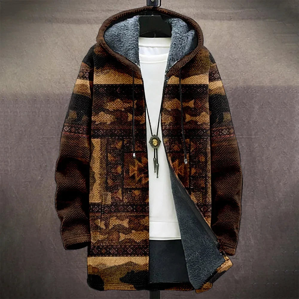 Vintagewärme | Fleece-Jacke im Retro-Look