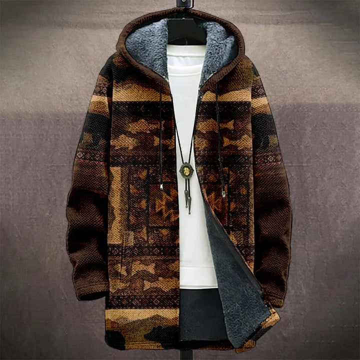 Vintagewärme | Fleece-Jacke im Retro-Look