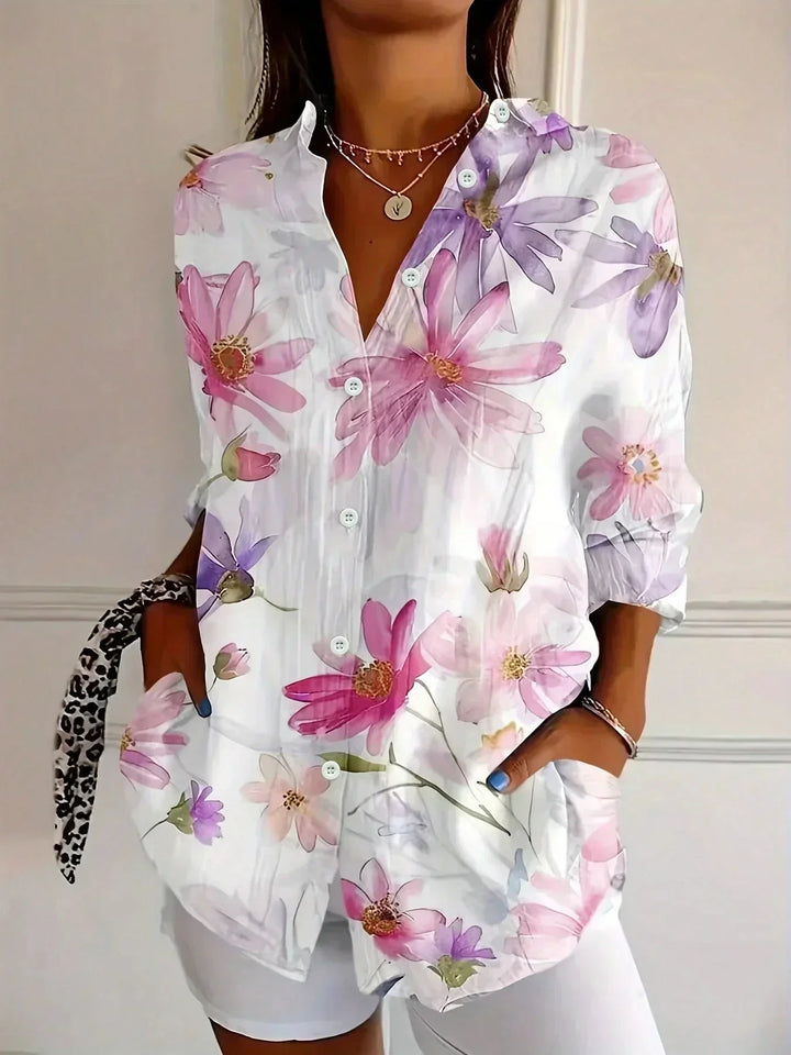 Ashtrid | Bunte Musterbluse