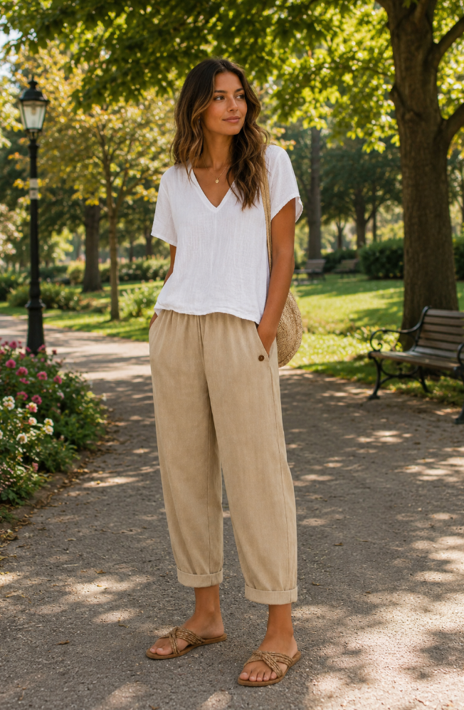 Maja™ | Luftige Leinenhose