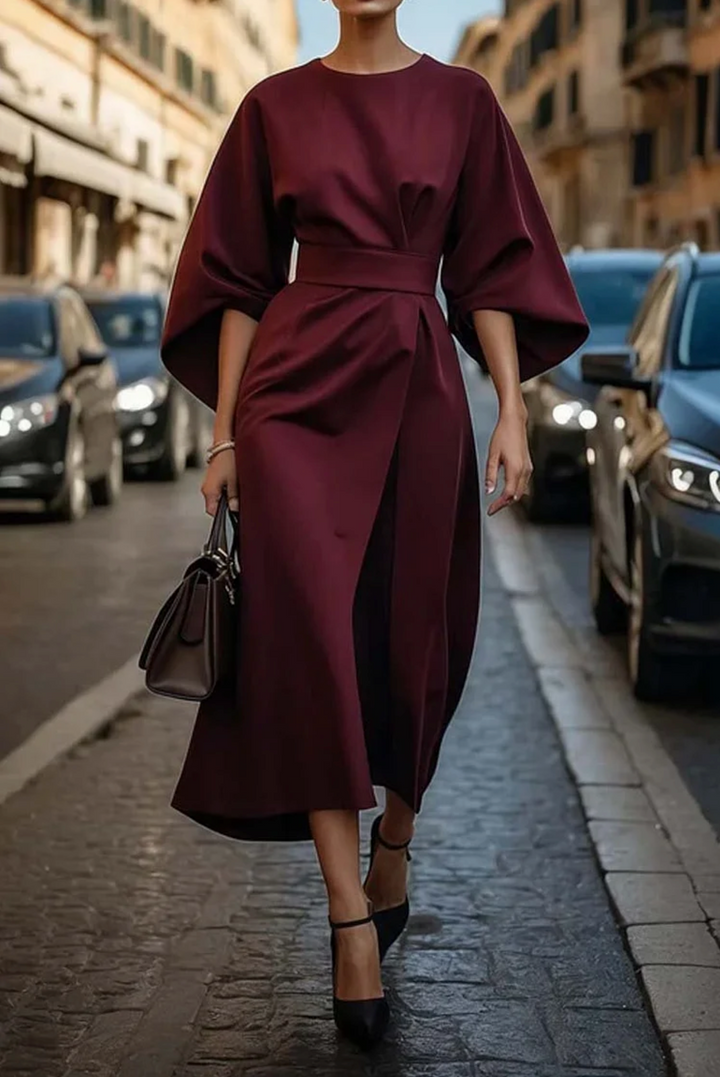 Romelaterne | Zeitlos Elegantes Kleid mit Laterneärmeln
