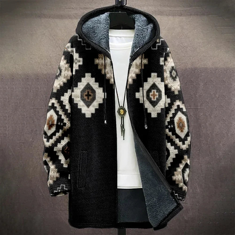 Vintagewärme | Fleece-Jacke im Retro-Look