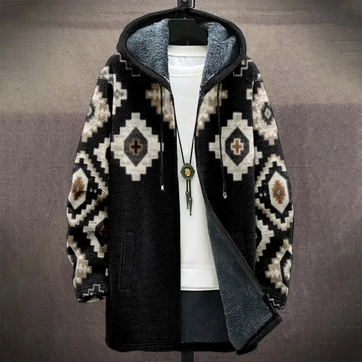 Vintagewärme | Fleece-Jacke im Retro-Look