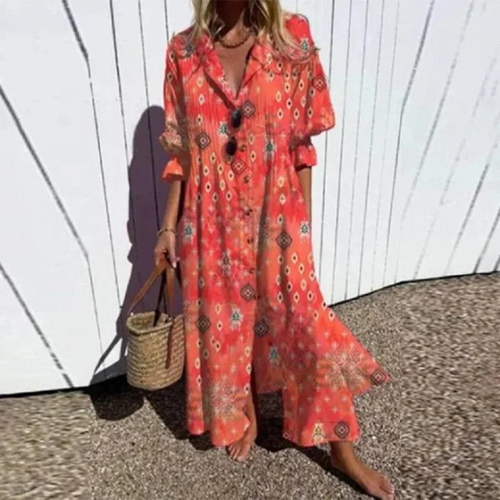 Boho-Wind | Fließendes Strandkleid