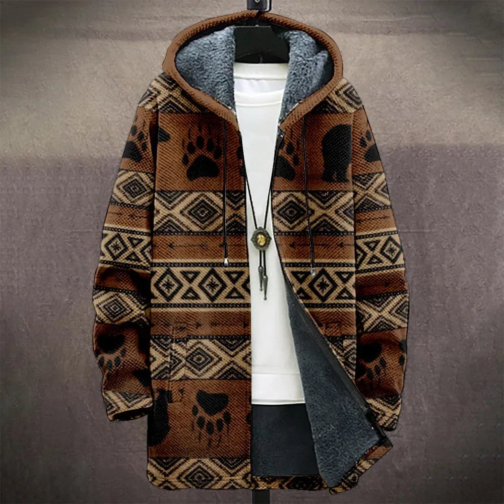 Vintagewärme | Fleece-Jacke im Retro-Look