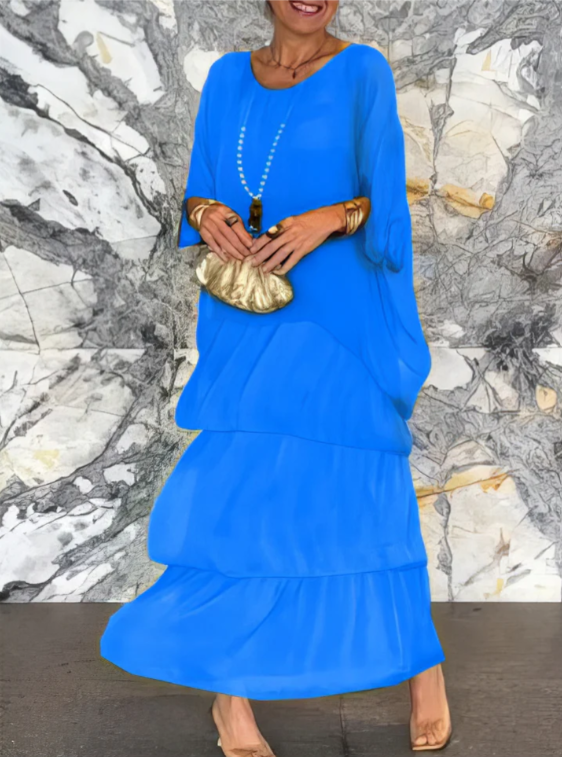 Shinafließ | Elegantes Fließendes Maxikleid