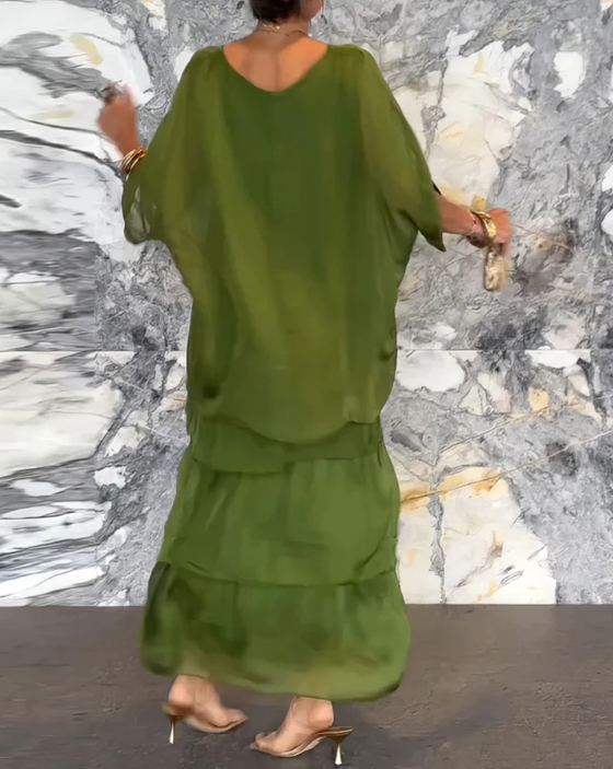 Shinafließ | Elegantes Fließendes Maxikleid