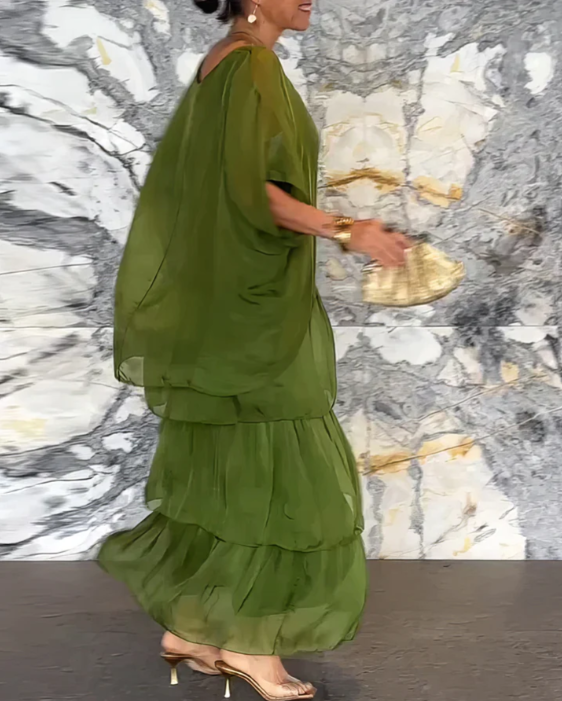 Shinafließ | Elegantes Fließendes Maxikleid
