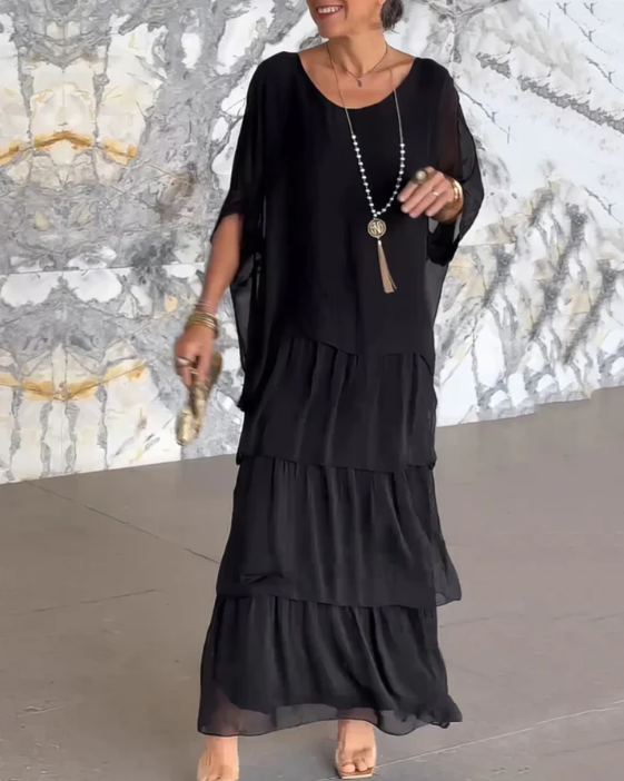 Shinafließ | Elegantes Fließendes Maxikleid