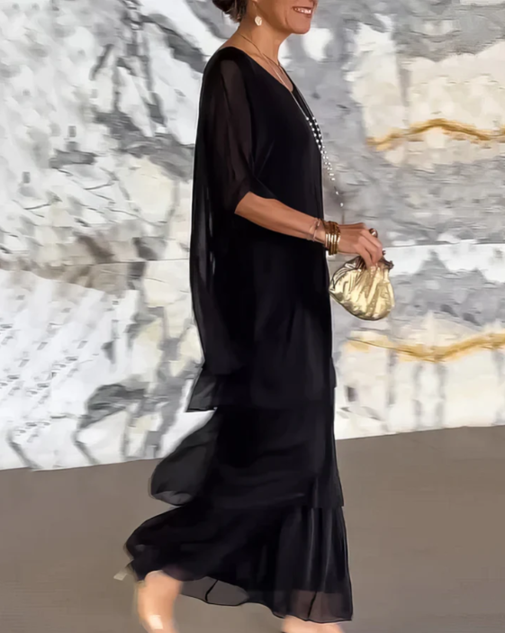 Shinafließ | Elegantes Fließendes Maxikleid