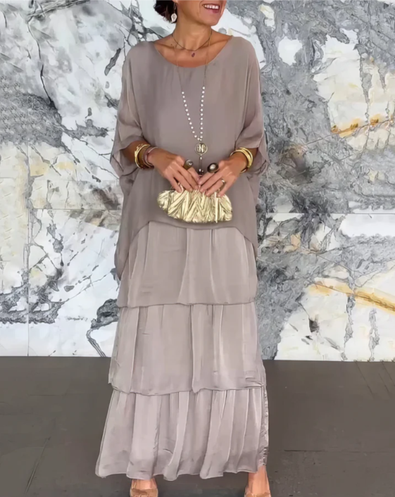 Shinafließ | Elegantes Fließendes Maxikleid