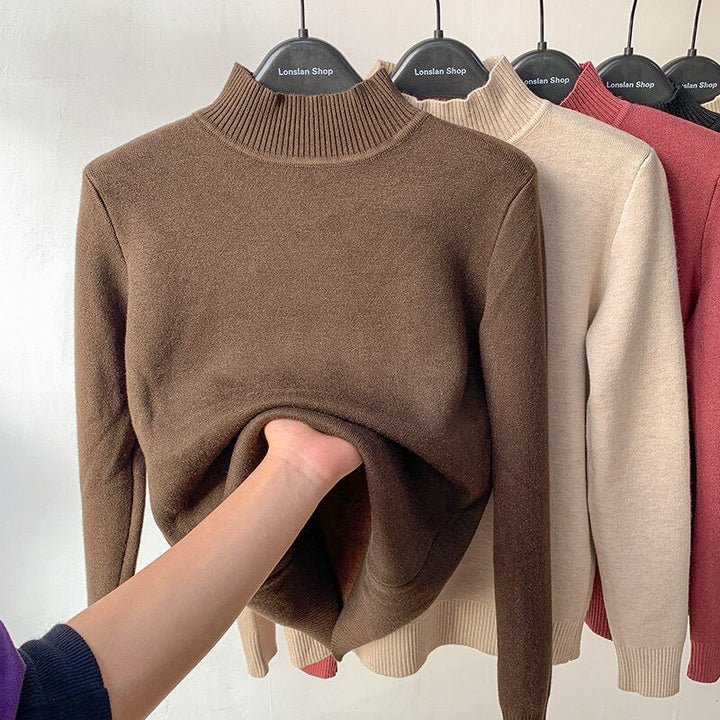 Rollkragenzauber | Warmer Strickpullover
