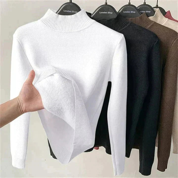 Rollkragenzauber | Warmer Strickpullover