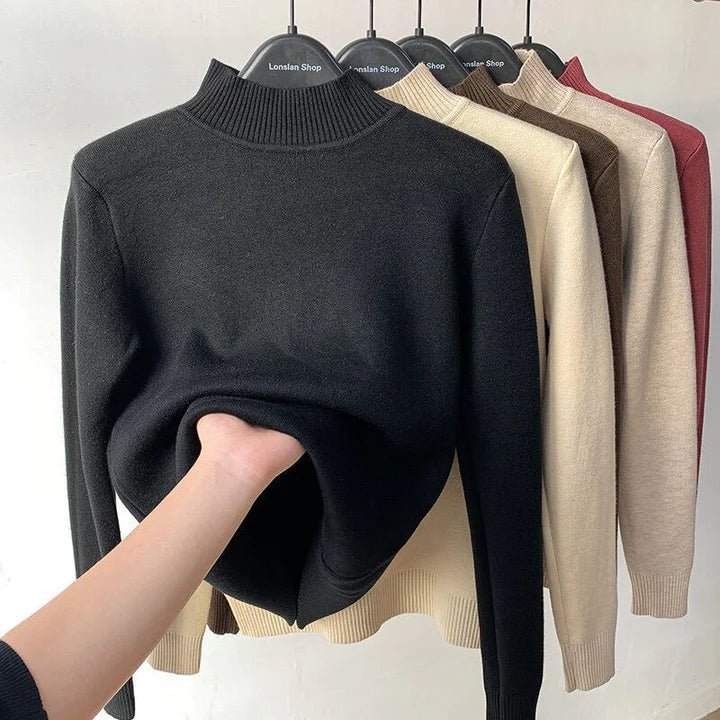 Rollkragenzauber | Warmer Strickpullover