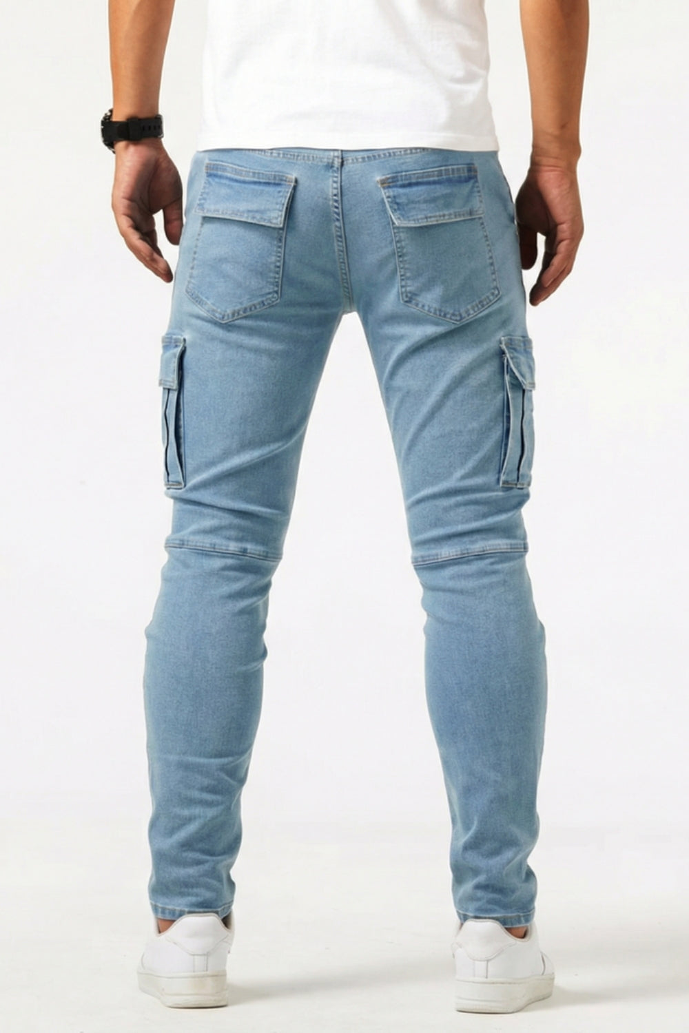 Cargodenim | Elastische Cargo-Jeans für Herren