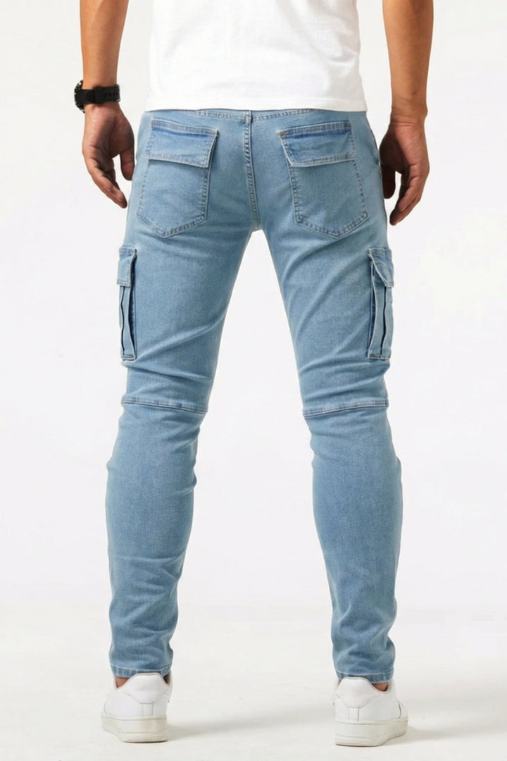 Cargodenim | Elastische Cargo-Jeans für Herren