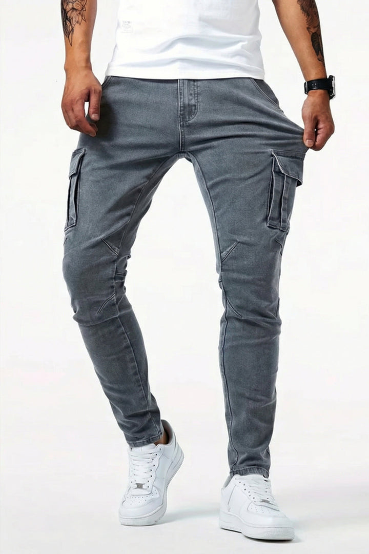 Cargodenim | Elastische Cargo-Jeans für Herren