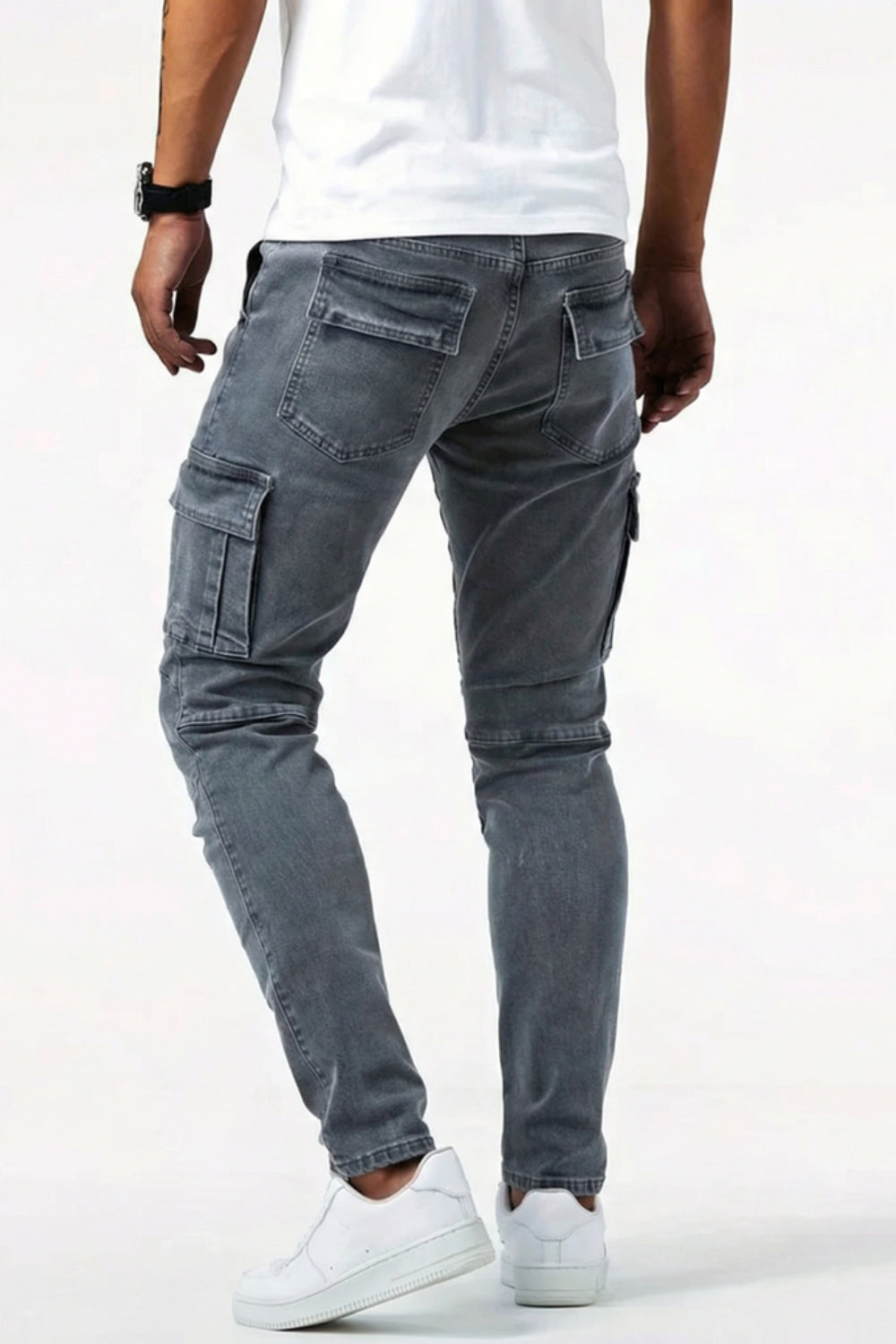 Cargodenim | Elastische Cargo-Jeans für Herren