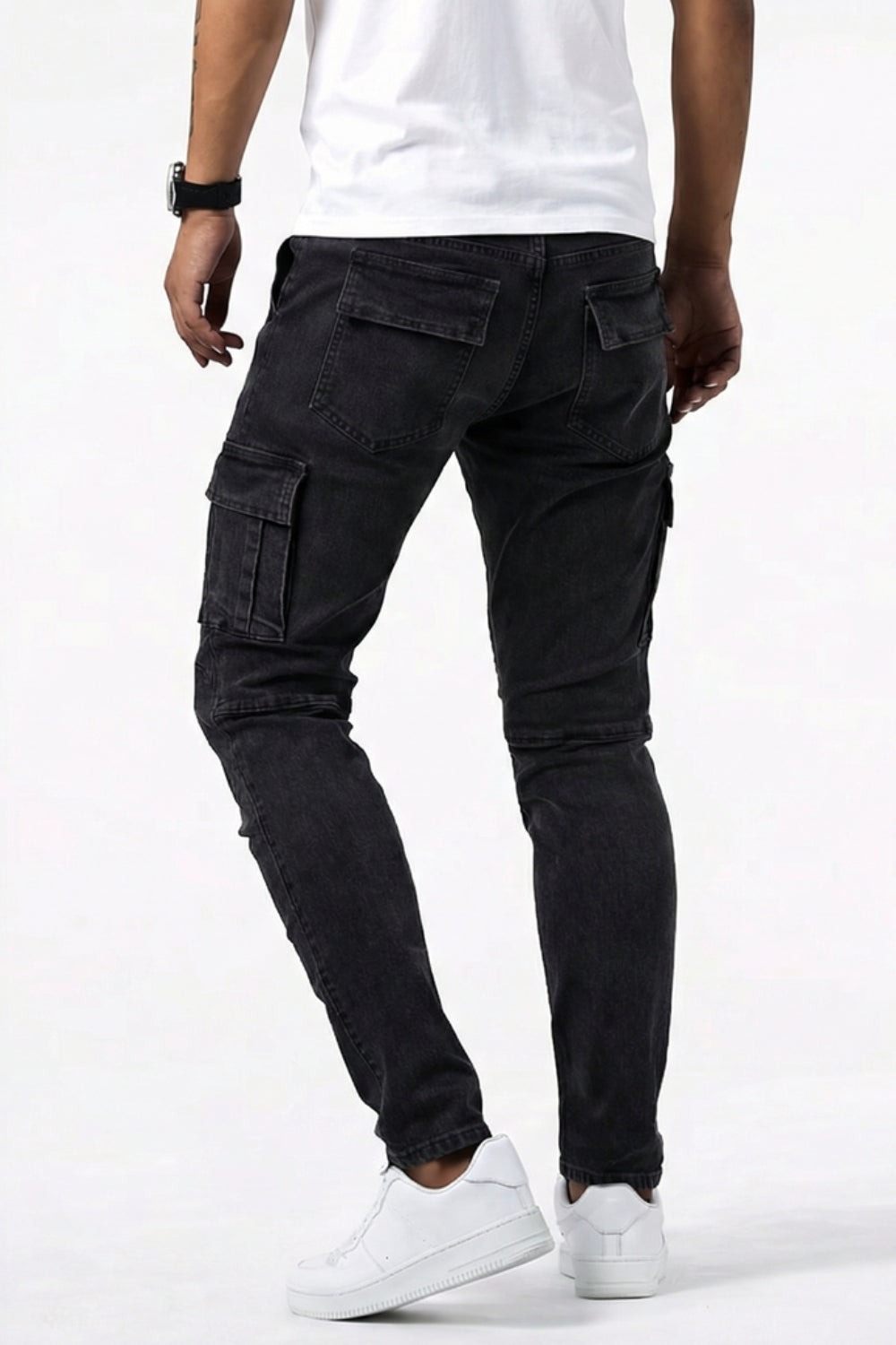 Cargodenim | Elastische Cargo-Jeans für Herren