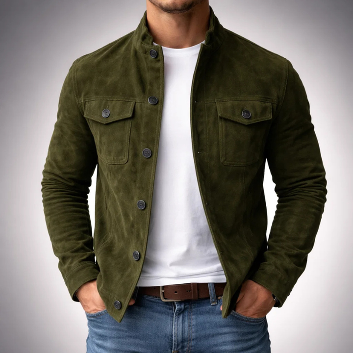 Wildlederglanz | Elegante Wildlederjacke