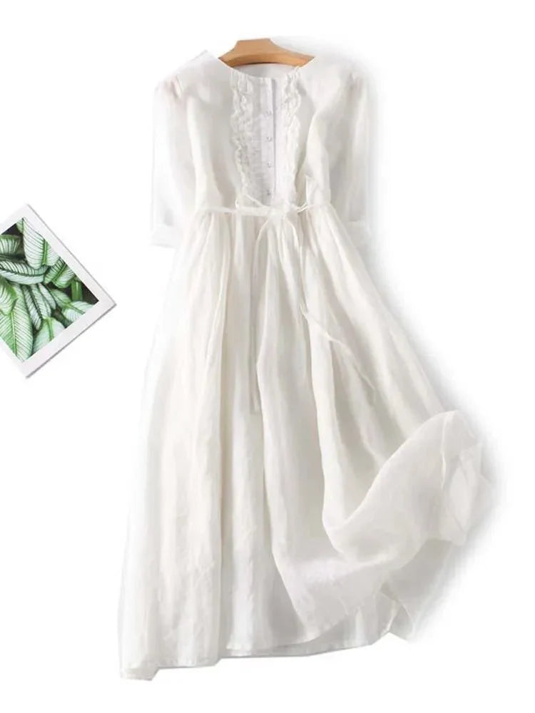 Himmelsblau | Elegantes Kleid in Azurblau