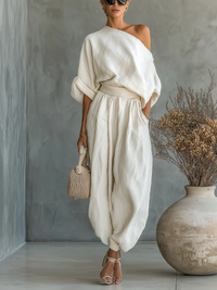 Mila™ | Elegantes Maxikleid in Off-White
