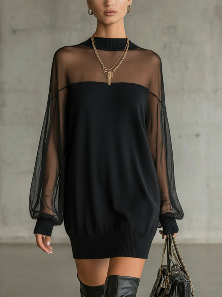 Amélie Mini-Kleid Schwarz