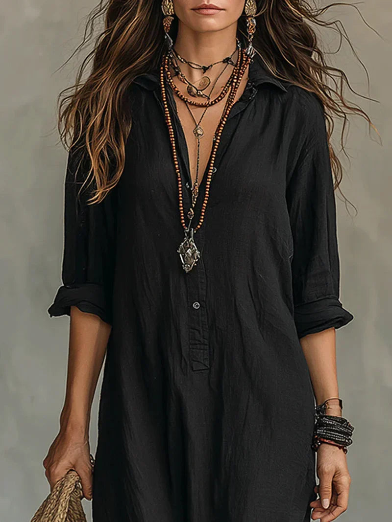 Céline Maxikleid – Rückansicht